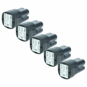 5x Bateria vhbw 2500 mAh 14.4 V Li-Ion compatível com Bahco BCL1B03IB