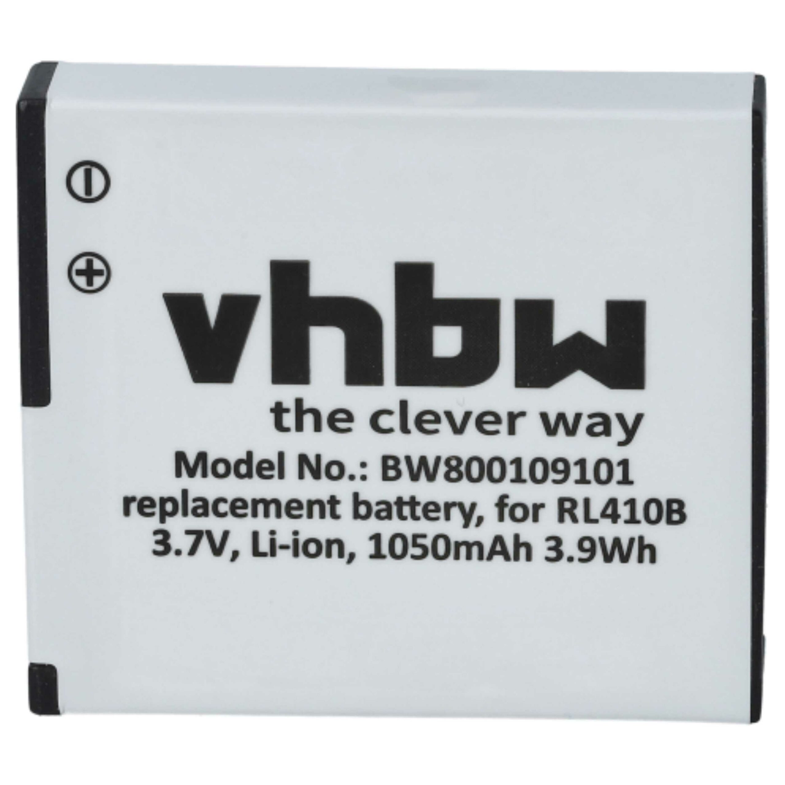 2x Bateria substitui Rollei AC 410-420, RL410B - 1000mAh, 3.7V, Li-Ion - Image 3