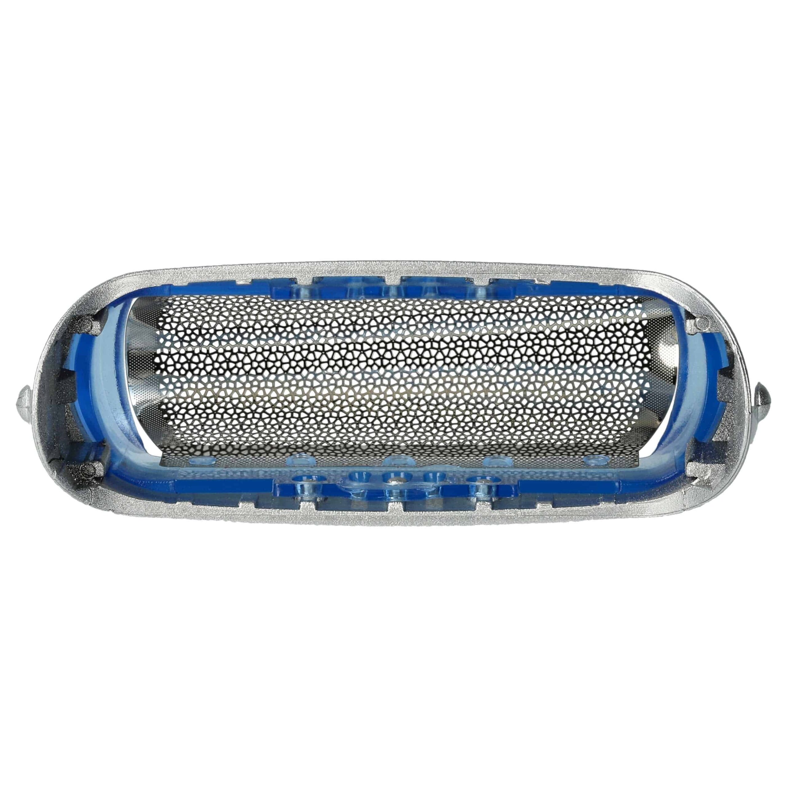3x Lâmina de Barbear para Braun 20S - com Moldura, Prata/Azul vhbw - Image 3