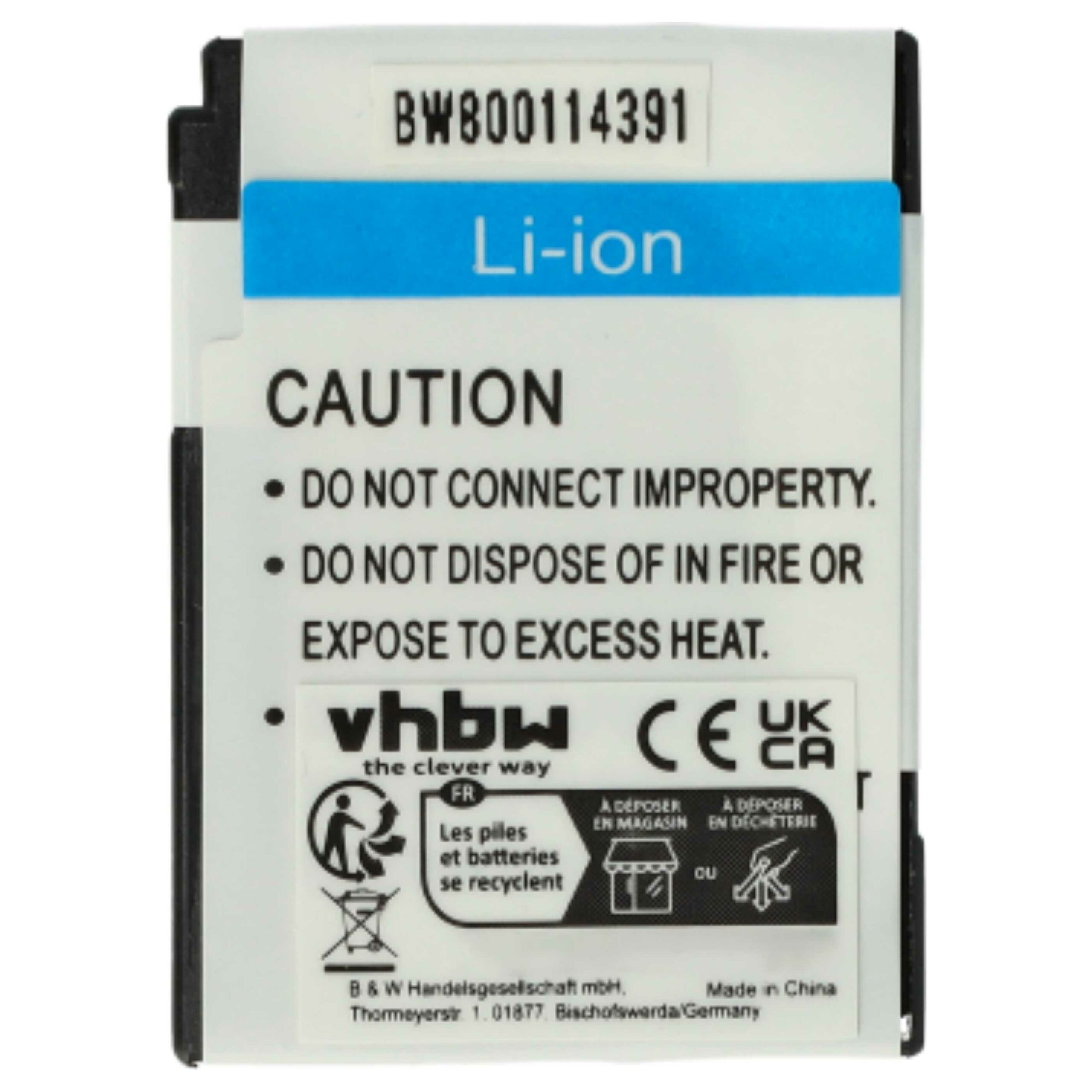 Pack 3x Bateria vhbw compatível Kodak Klic-7002 - 460mAh, 3.6V, Li-Ion - Image 3