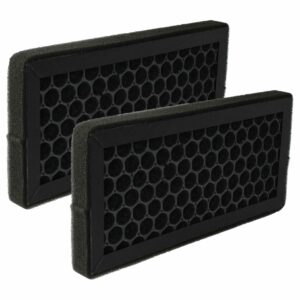 2x Filtro de Carvão Ativado vhbw para Purificadores de Ar Baren e Klarstein