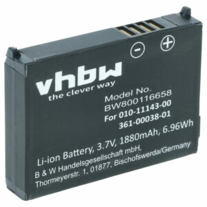 Bateria para GPS Garmin compatível com 010-11143-00, 361-00038-01 - 1880mAh, 3.7V