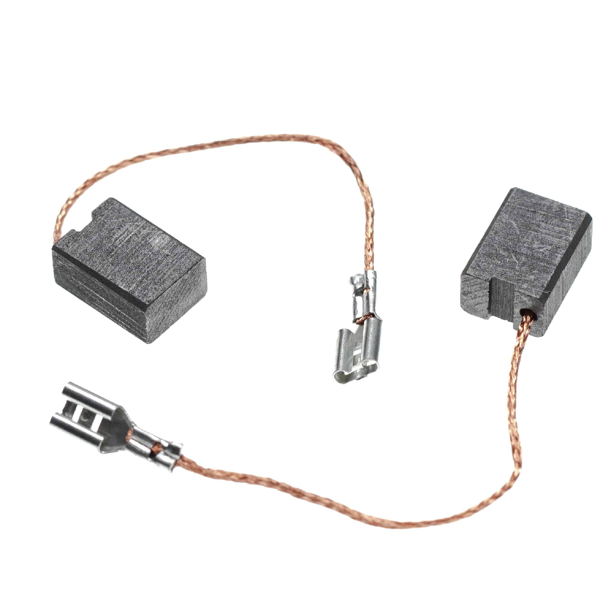 2x Escovas de Carvão vhbw Compatíveis com Dewalt 144689-02, 144689-01 - 14.3 x 6.9 x 10.3 mm