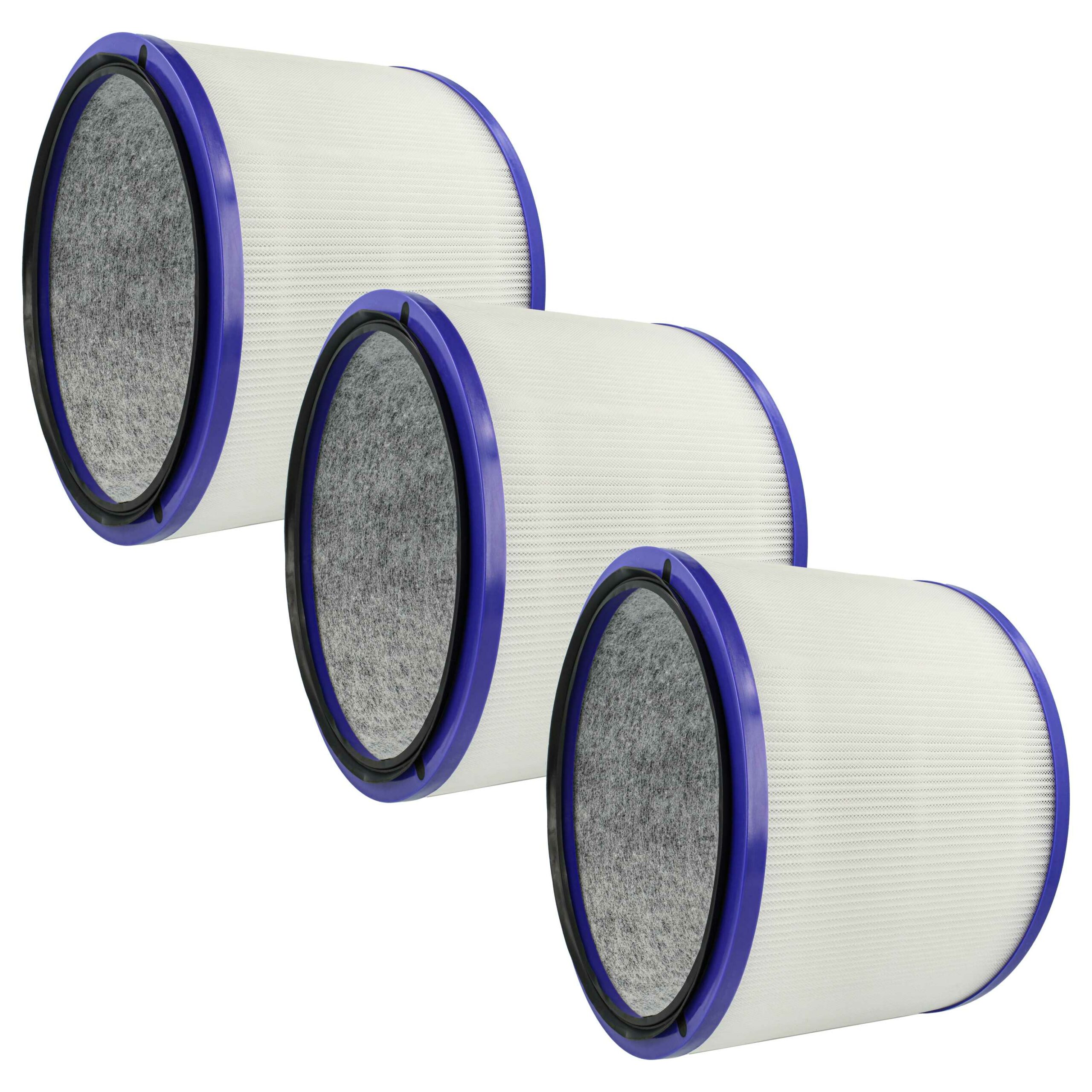 Conjunto de 3 Filtros HEPA vhbw compatíveis com Dyson 968101-04, 967449-04, 968125-03, 968125-05