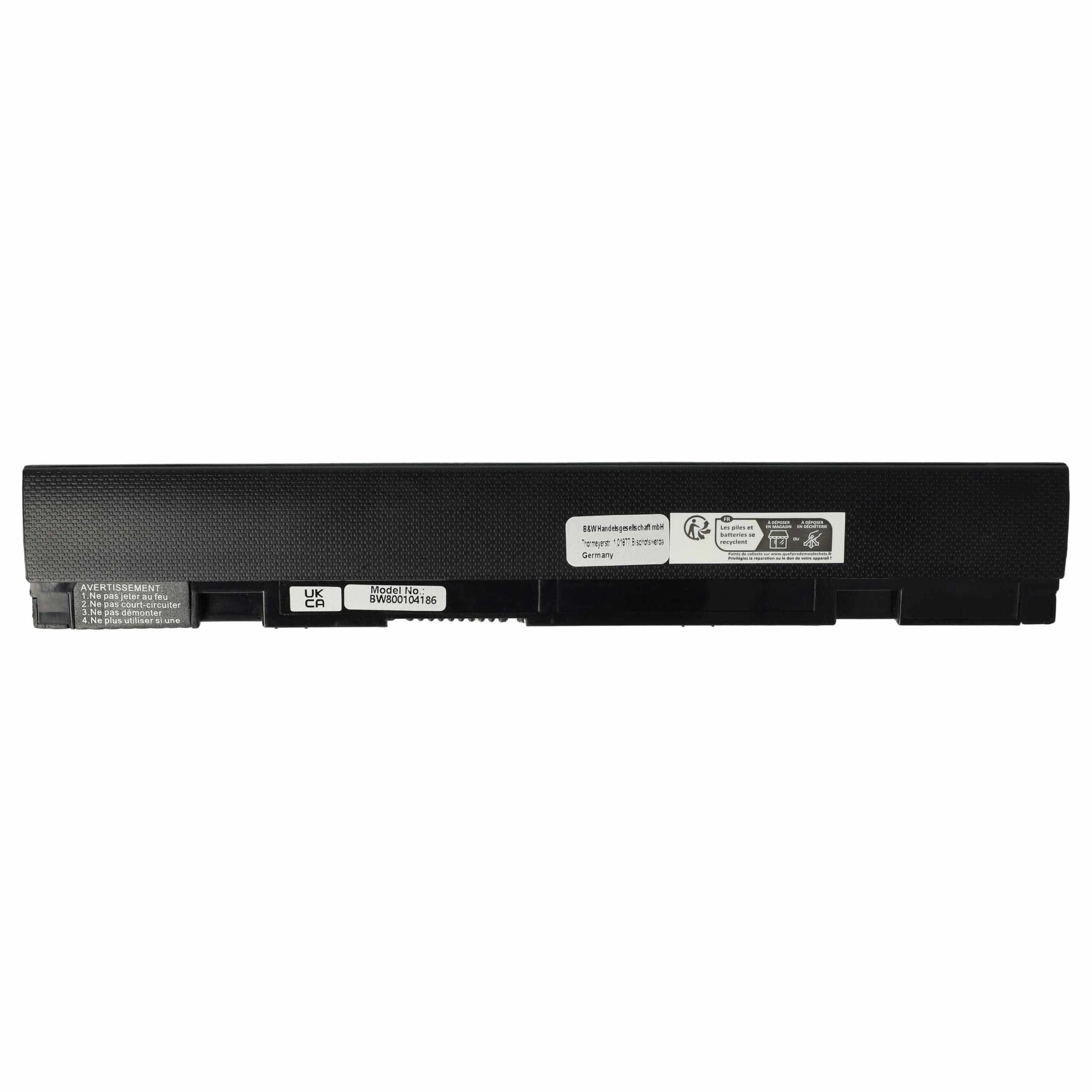 Bateria para Portátil Asus vhbw - Compatível 0B110-00100000M-A1A1A-213-AJ1B - 2200 mAh 10.8 V Li-Ion - Image 3