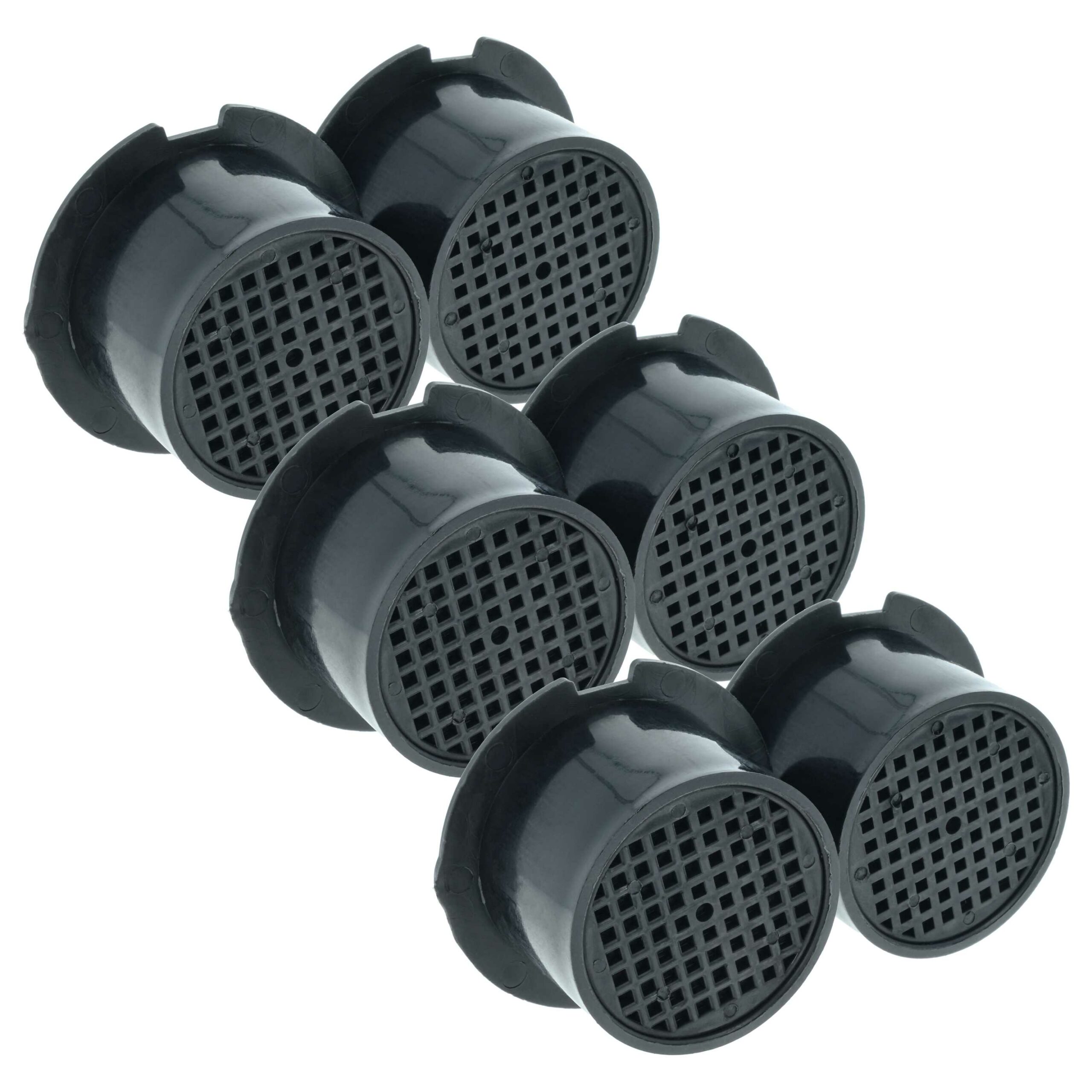 6x Filtro de Carvão Ativado para Frigorífico Bosch, Liebherr, Miele e Gaggenau - vhbw