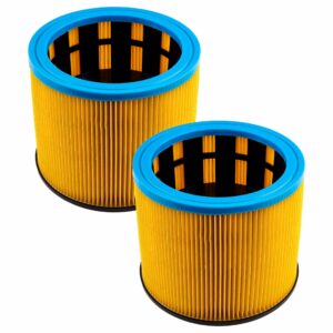 2x Filtro de Cartucho Starmix 413471, FP 7200 para Aspirador Starmix, azul/amarelo