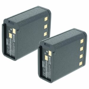 2 Baterias de Substituição para Rádios Bullard BNH-5447TIC, BU32H1-A - 2500 mAh 9.6 V NiMH vhbw