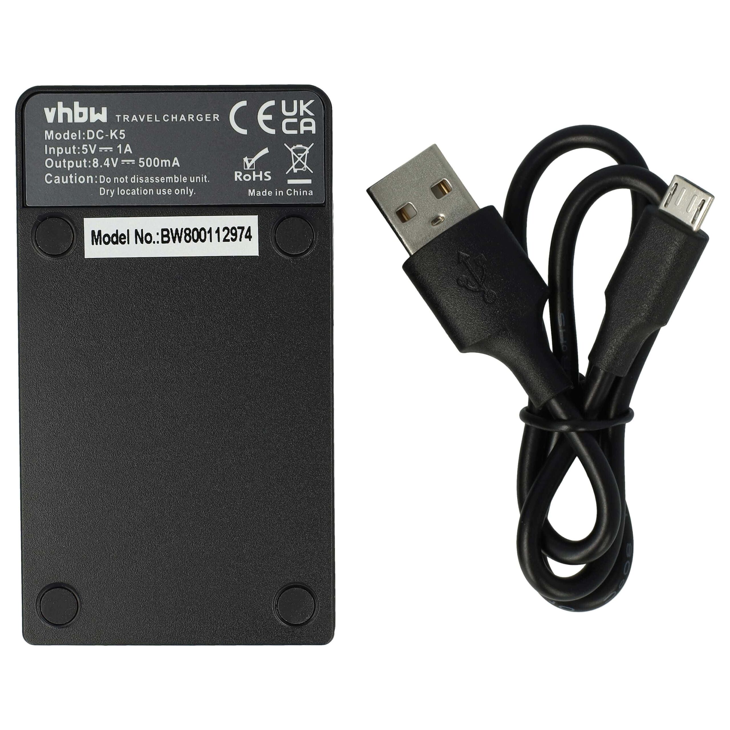 Carregador USB-C com Cabo para Blackmagic, Canon 80D e Câmaras Digitais - vhbw - Image 2