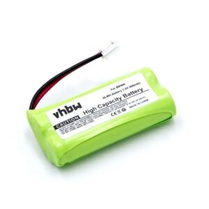 Bateria vhbw para Telefones Fixos Binatone - 800 mAh 2.4 V NiMH