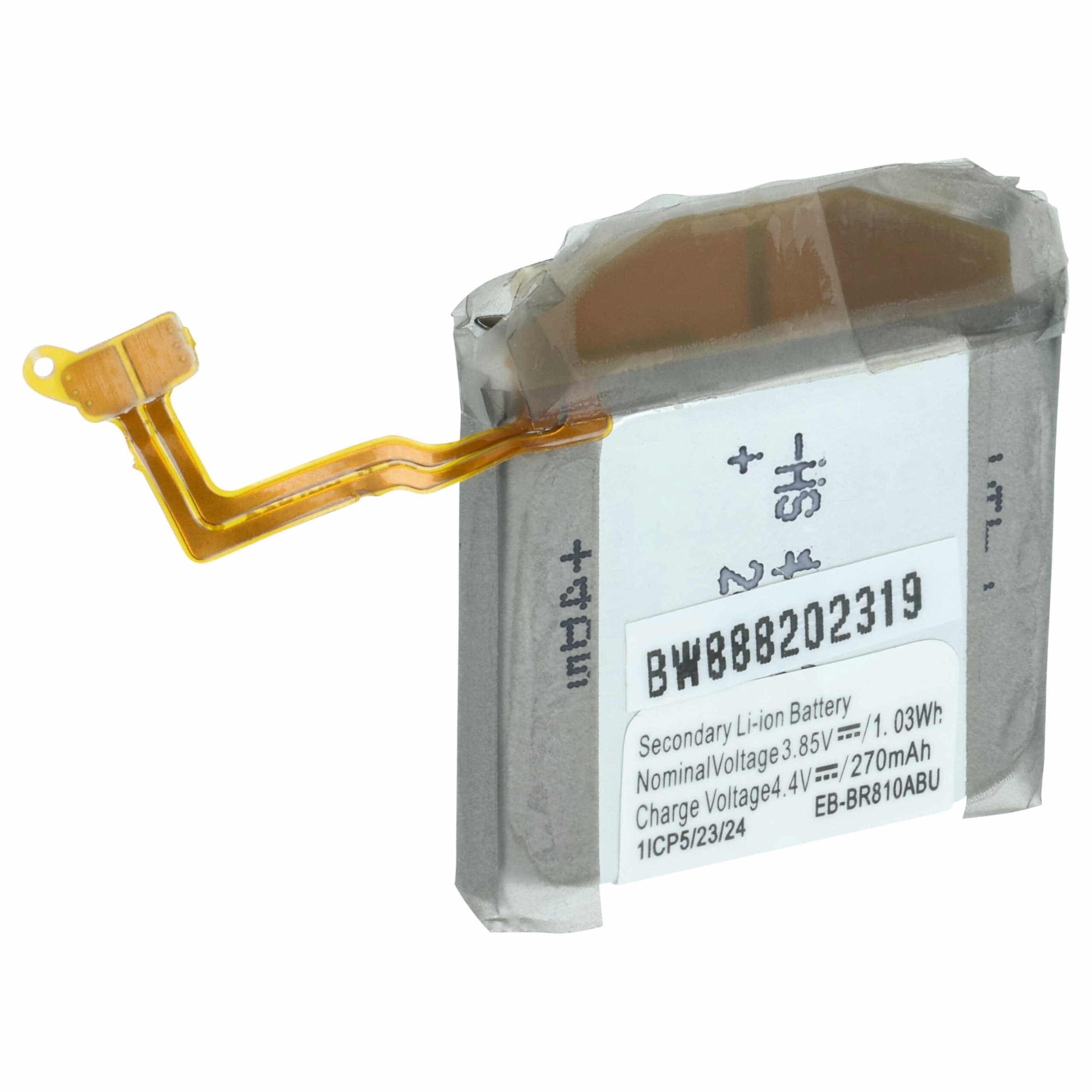 Bateria vhbw para Samsung Smartwatch EB-BR810ABU, EB-BR170ABY, EB-BR170ABU - 250 mAh 3.85 V Li-polymer
