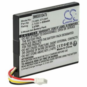 Bateria para Controladora RAID Dell 830 mAh 3.7V Li-Ion (70K80, 07VJMH, T40JJ, 7VJMH)