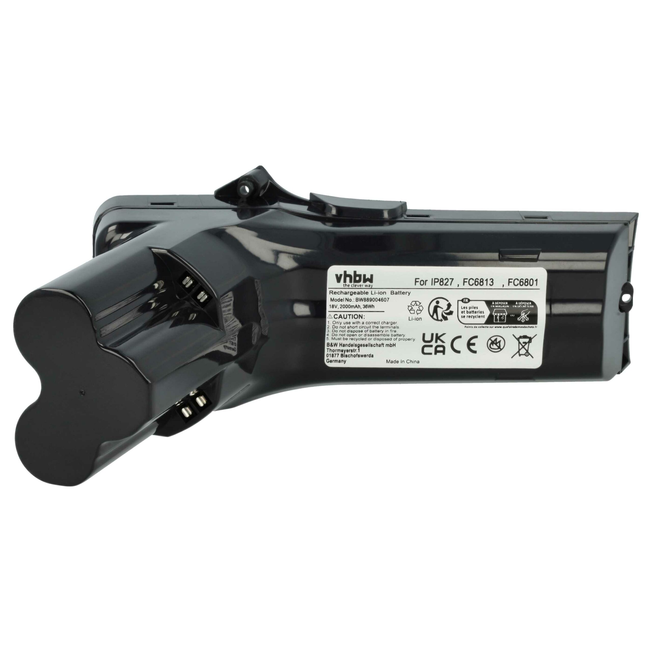 Bateria vhbw compatível com Philips 2000mAh, 18V, Li-Ion (ref. 300000517621) - Image 3