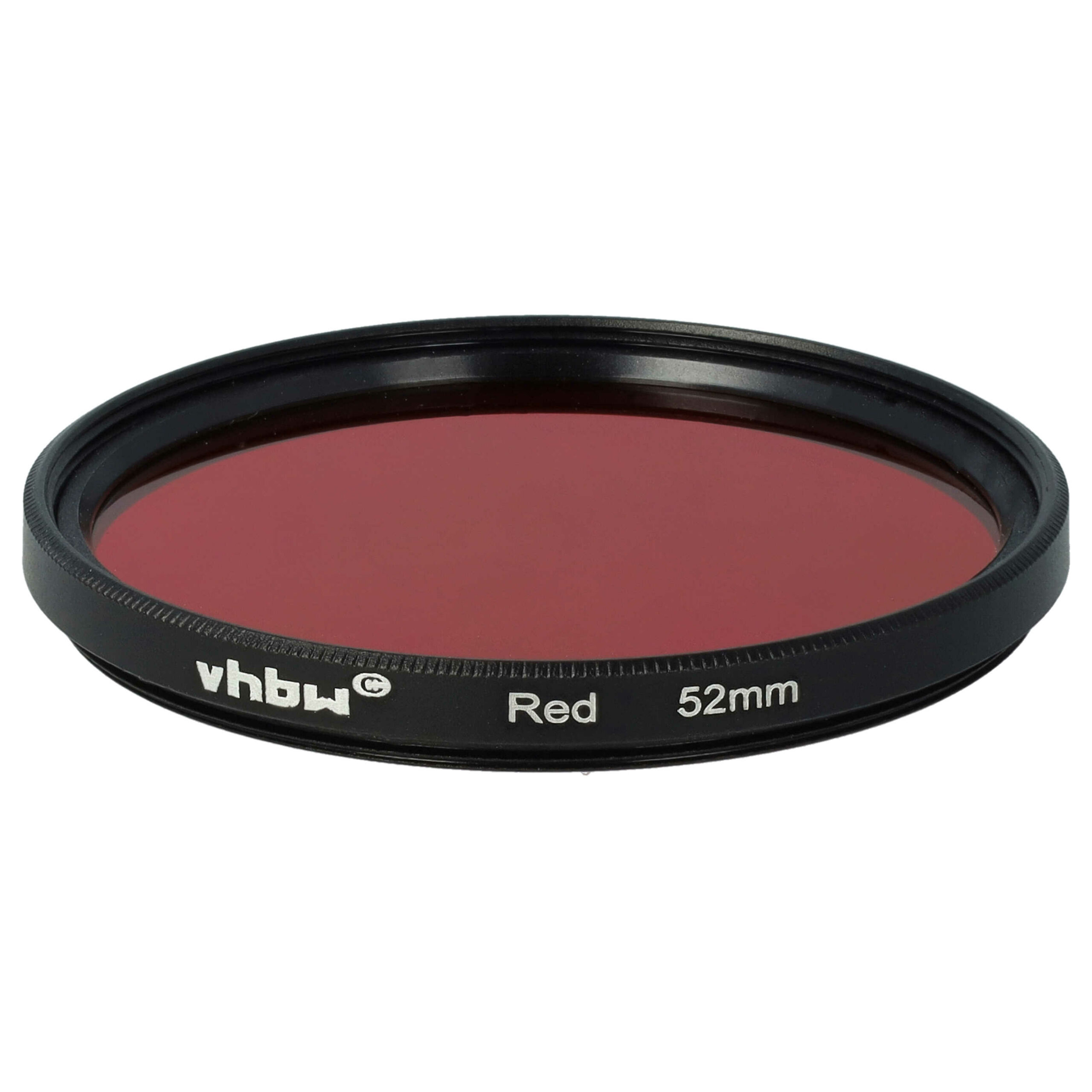 Filtro Vermelho vhbw para Objetivas de Câmara com Rosca de 52 mm