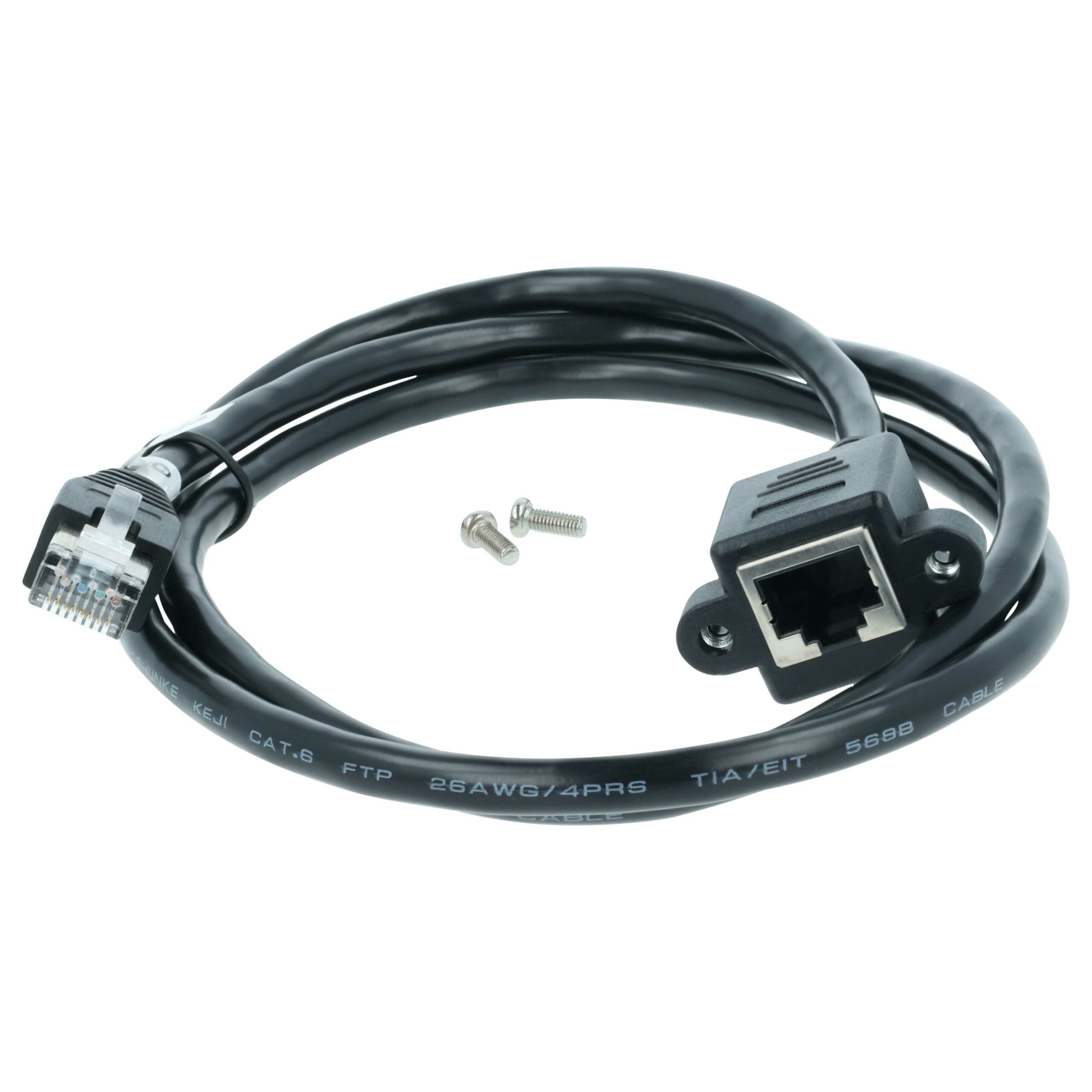 Cabo de Extensão Cat6 RJ45 Macho para Fêmea - Ethernet LAN 1 m vhbw - Image 3