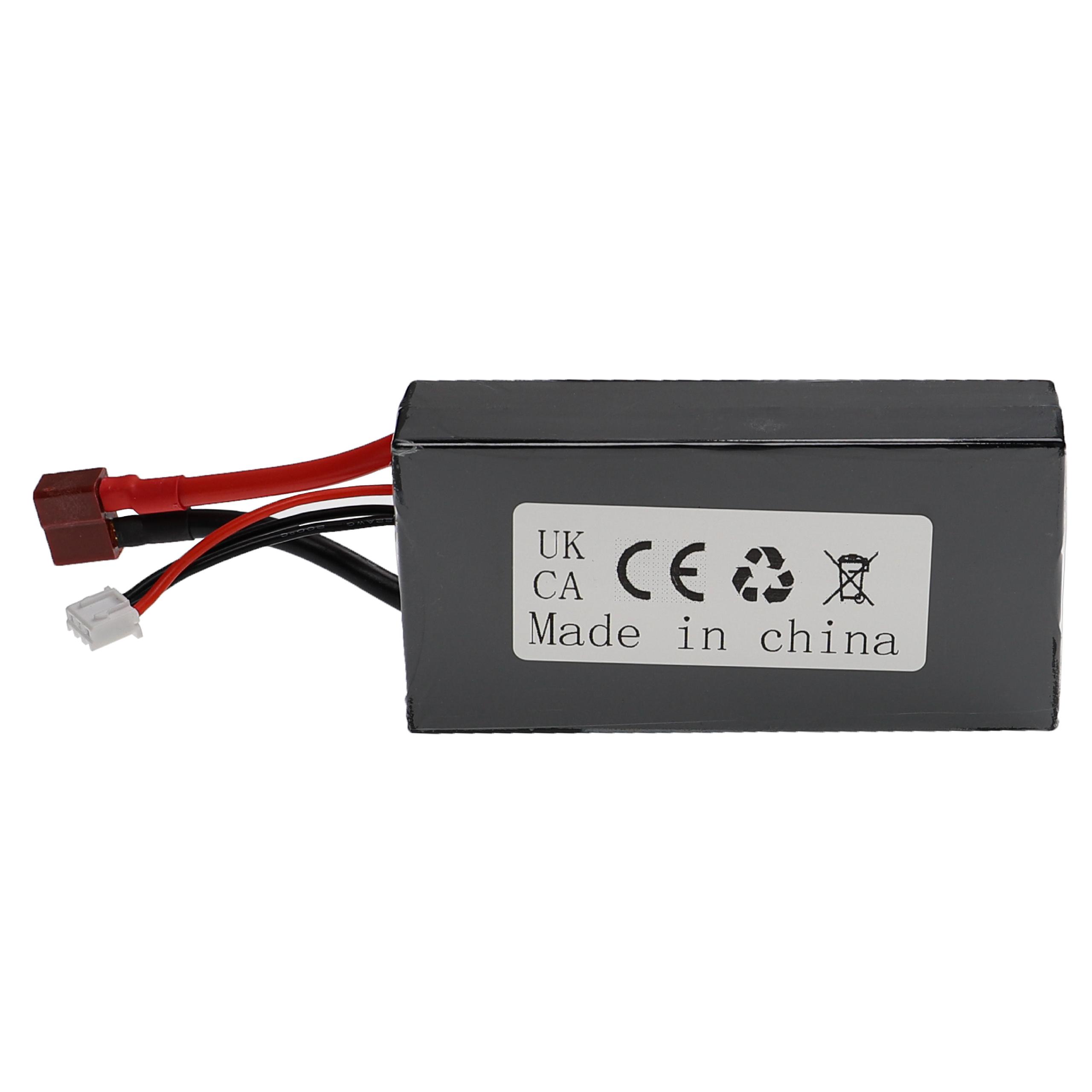 Bateria vhbw 4600 mAh 7.4 V Li-polymer com Conector T-plug - Image 2