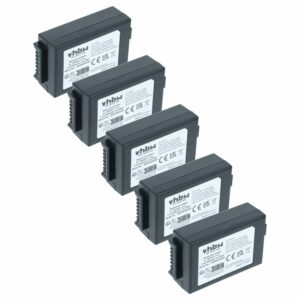 Bateria vhbw 5x para Computador Portátil Psion WA3006, WA3020 - 3300mAh, 3.7V