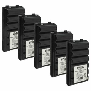 Bateria vhbw 5x para Yaesu Vertex FNB-64H, FNB-57, FNB-64, FNB-83 - 1800 mAh 7.2V NiMH