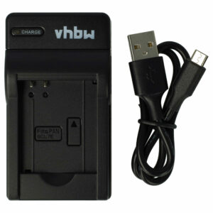 Carregador USB-C com Cabo para Panasonic Lumix DMC-SZ8, DMC-XS1, DMC-SZ3, DMC-SZ9