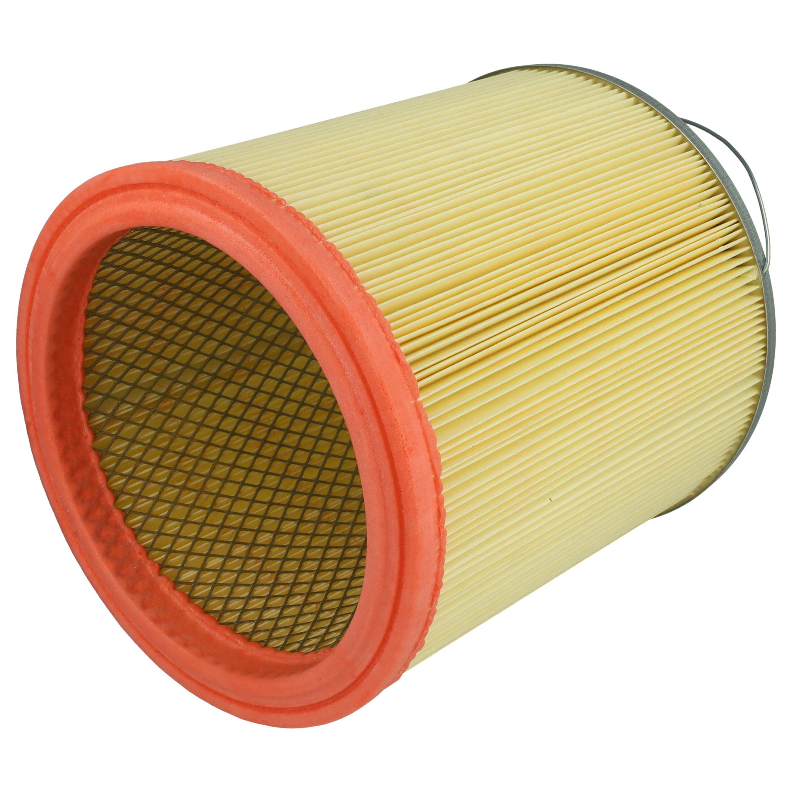 4x Filtro Redondo Substituição Rowenta ZR70 para Aspirador Tefal, Laranja/Amarelo vhbw - Image 3