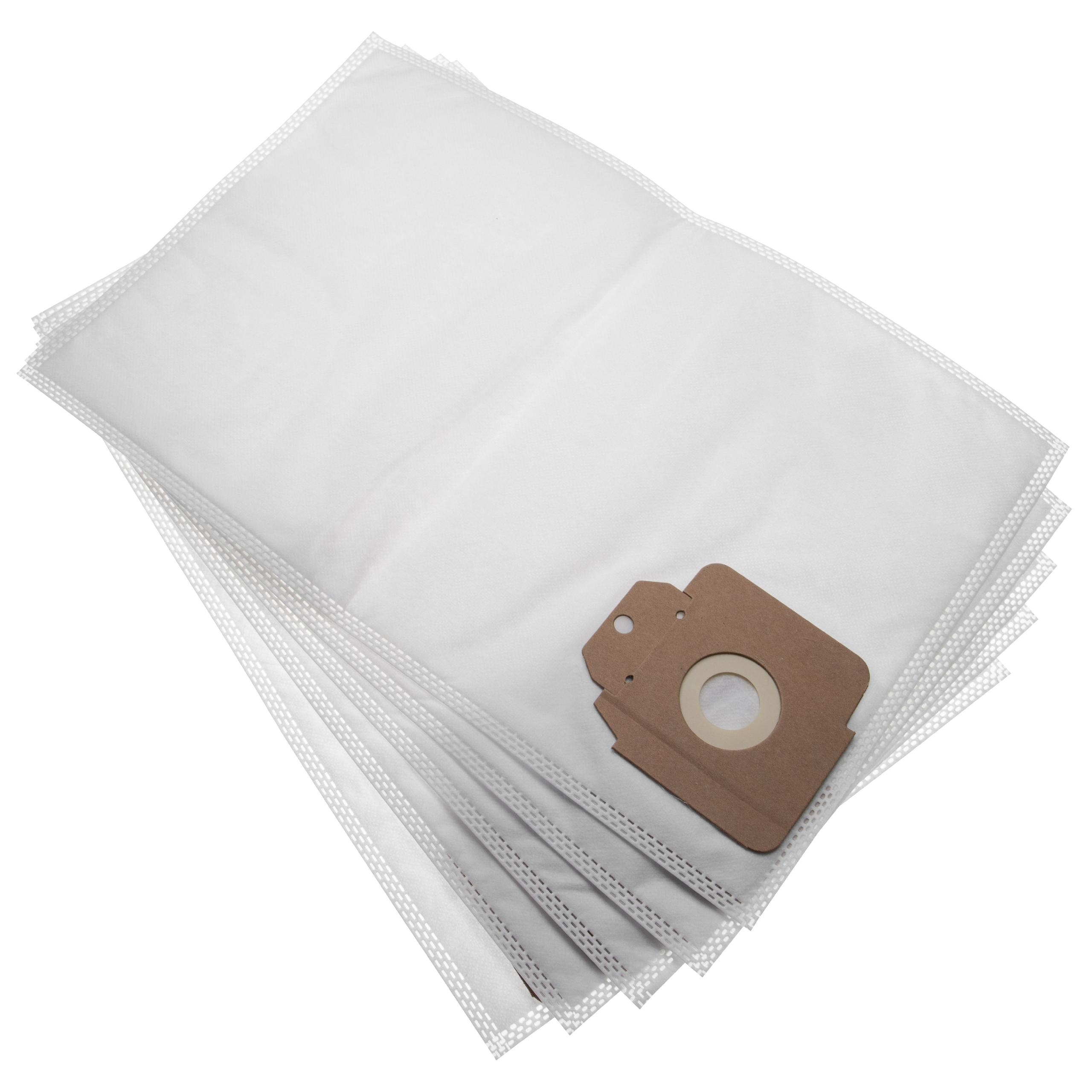 Pack 5x Sacos para Aspirador Kärcher 6.904-305.0, 6.904-294 - Microfibra vhbw