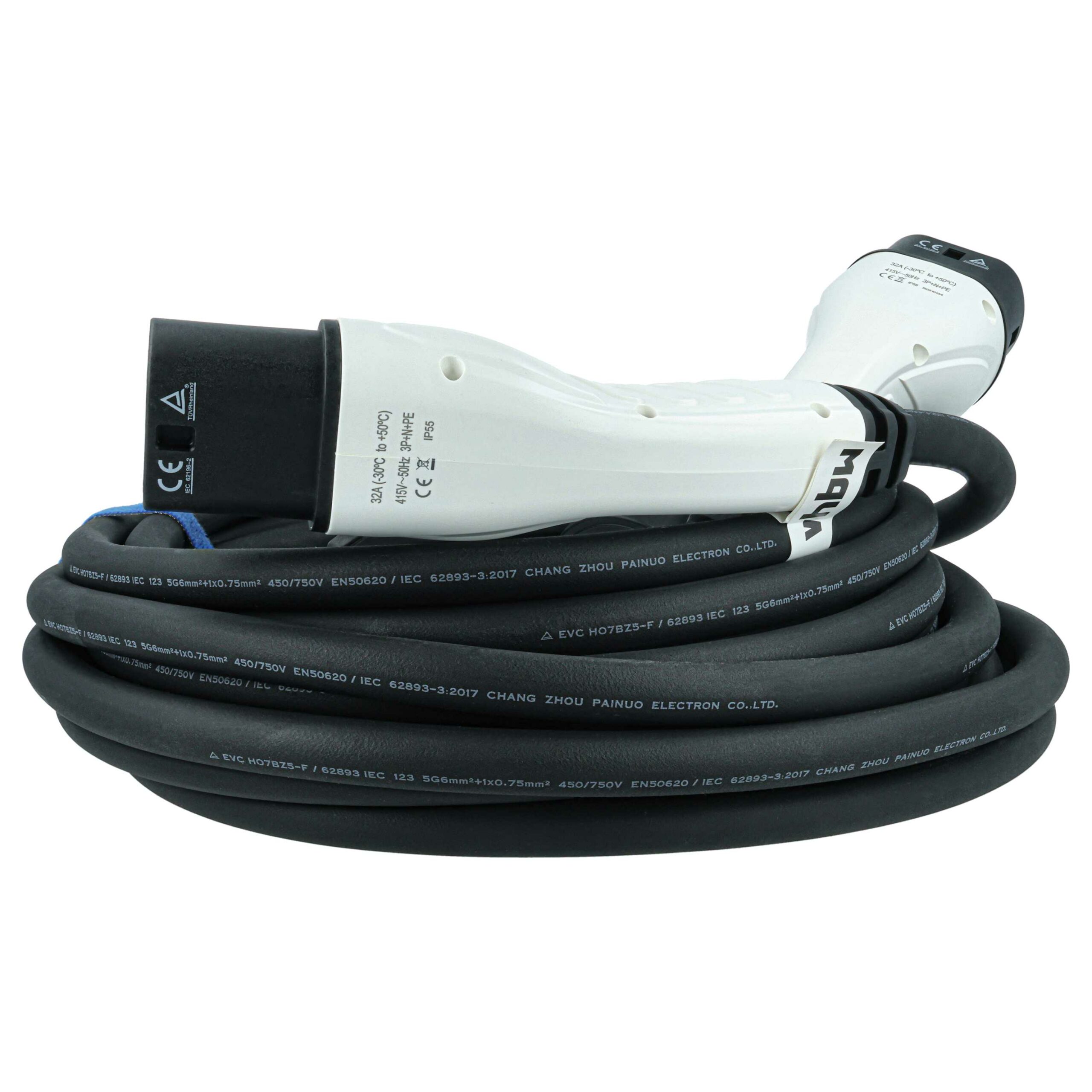 Cabo de Carregamento para Renault Zoe e Veículos Elétricos - Type 2 para Type 2, 3-fases, 32 A, 22 kW, 10 m - Image 3