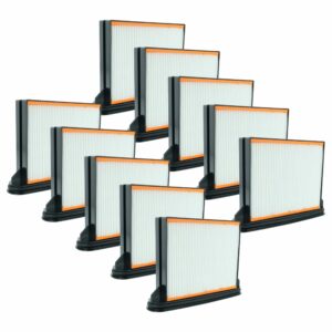 10x Filtro de água para aspirador Bosch 35301000, 2607432015 vhbw