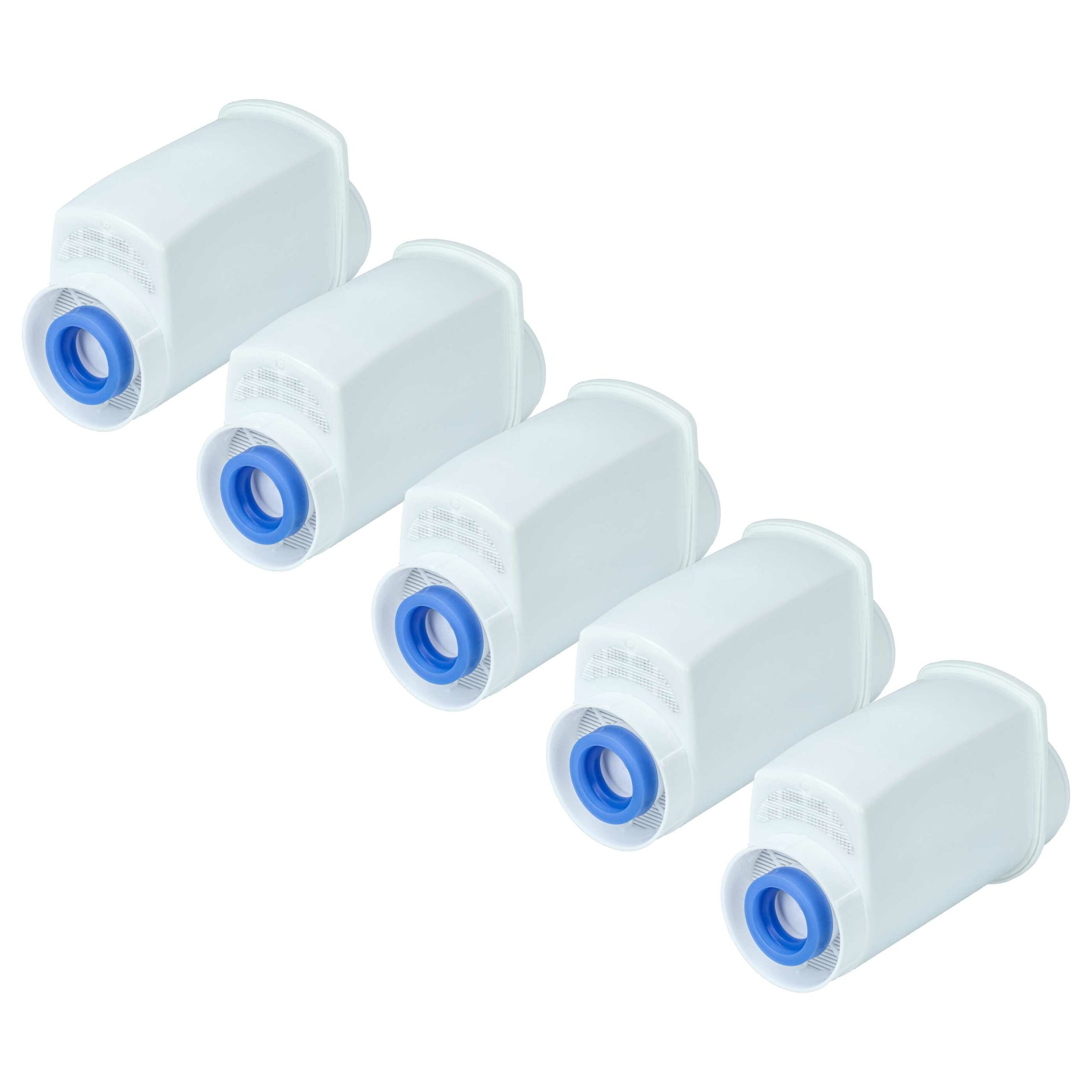 Pack de 5 Filtros de Água para Máquina de Café Bosch - Substitui AquaCrest AQK-01 - Branco