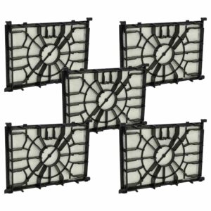 5x Filtro Motor vhbw Compatível com Bosch Siemens 577227, 577117, 574727 - 11,2 x 16 cm