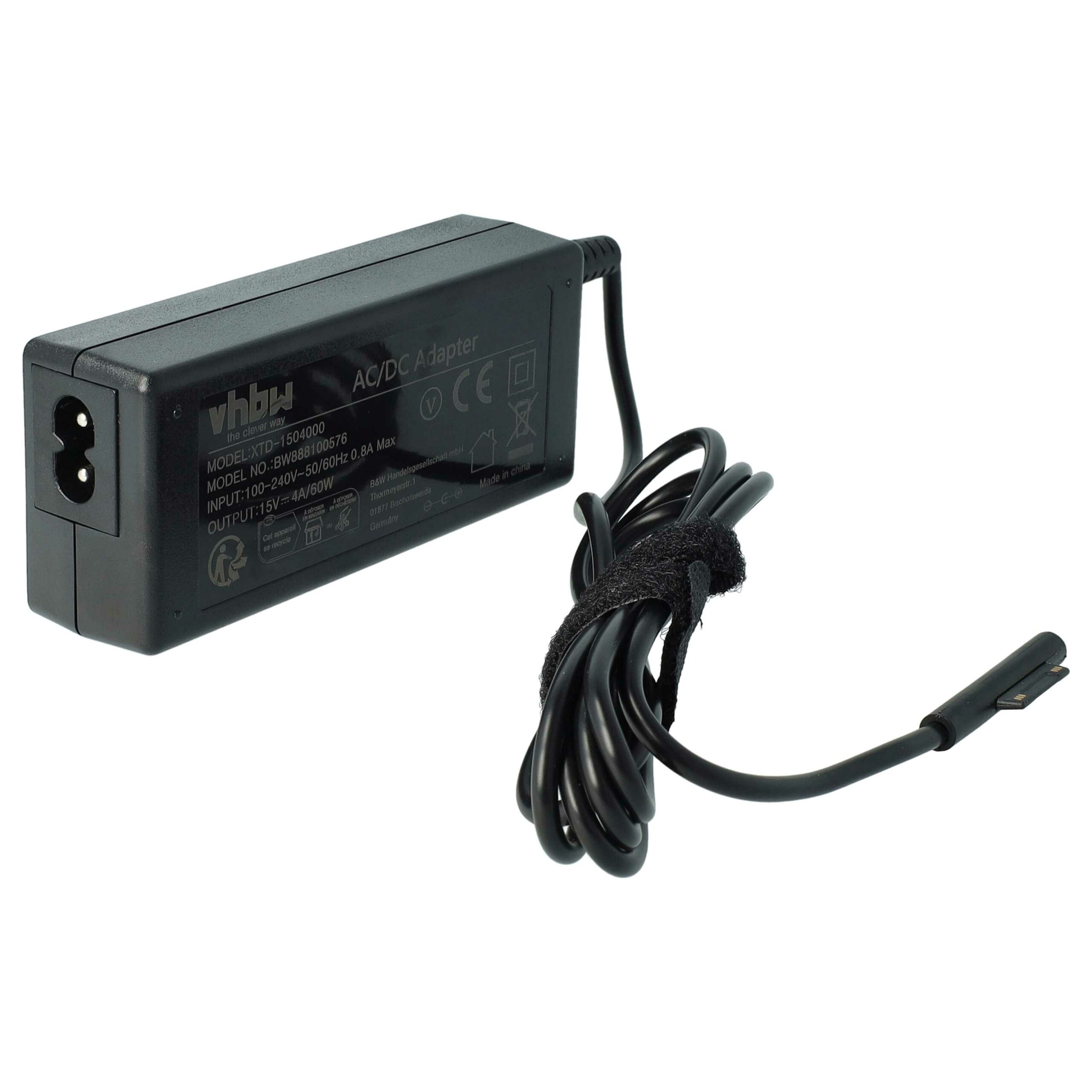 Adaptador de Alimentação de Rede vhbw para Microsoft Notebook - Substitui A1706 - 300 cm - Image 3