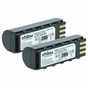 2x Bateria vhbw 2200 mAh 3.7 V para Symbol Barcode Scanner POS (substitui Leuze 50120448)