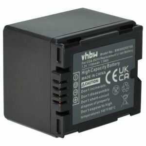 Bateria vhbw compatível Hitachi DZ-BP14s, DZ-BP07s, DZ-BP21s - 1100mAh, 7.2V, Li-Ion