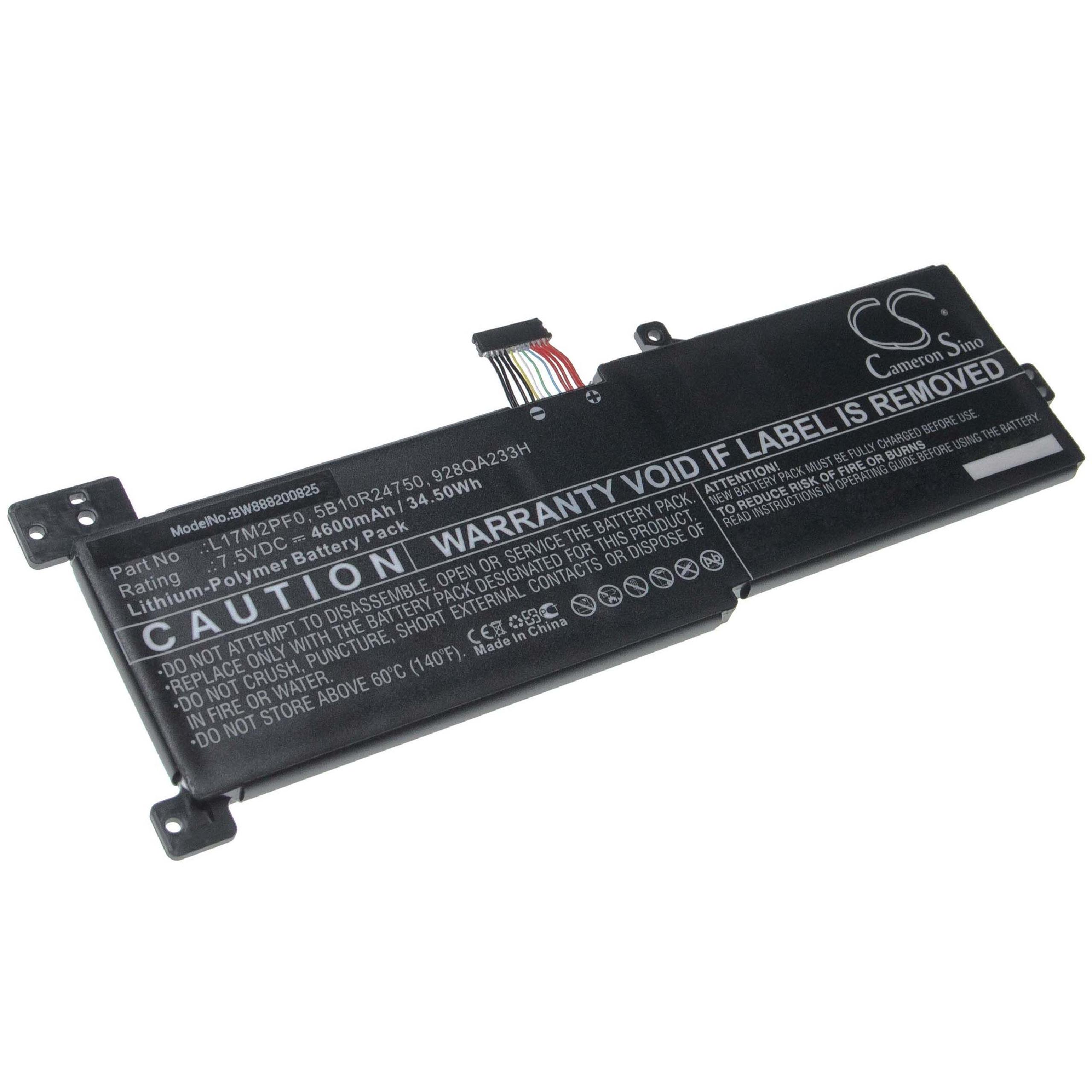 Bateria para Portátil Lenovo vhbw - 5B10Q62138, 5B10Q62139, 5B10Q41211 - 4600 mAh 7.5 V Li-polymer - Image 2