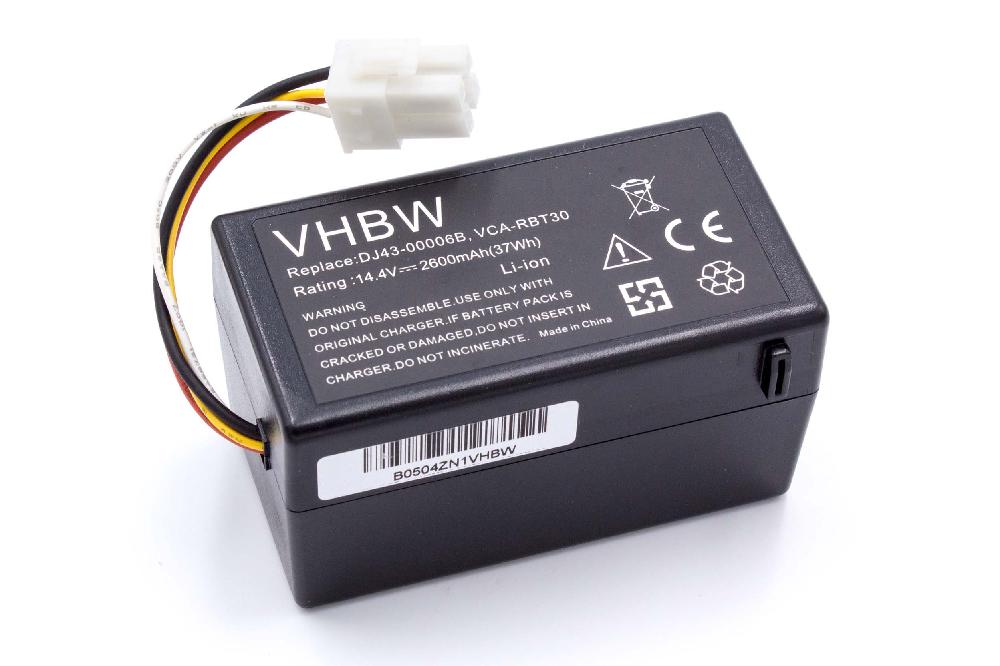 Bateria vhbw para Samsung 2600mAh, 14.4V, Li-Ion - Compatível DJ43-00006A, DJ96-00152B, DJ96-00203A