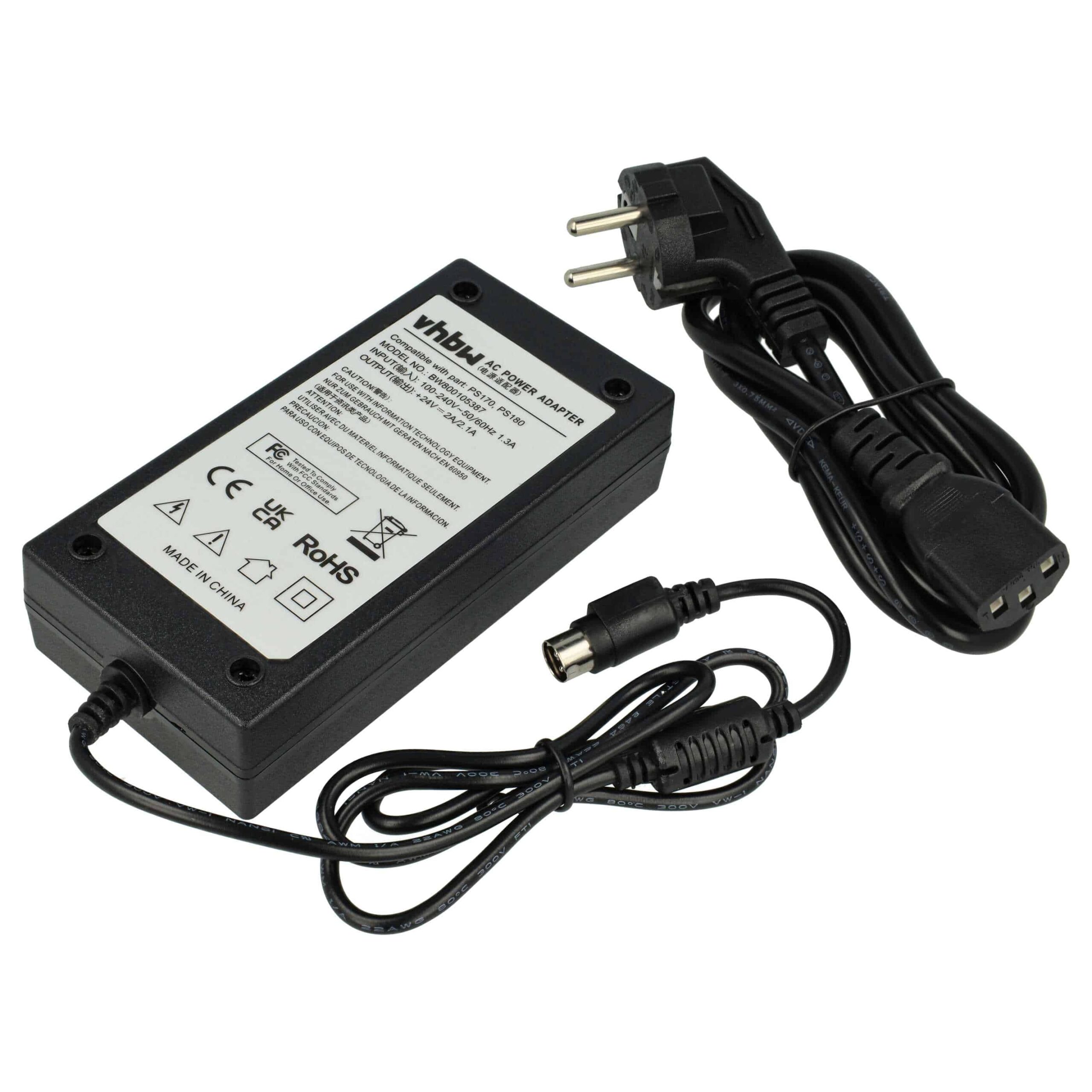 Adaptador de Alimentação vhbw para Impressoras Epson PS180, DA-36E24, PS170 e compatíveis
