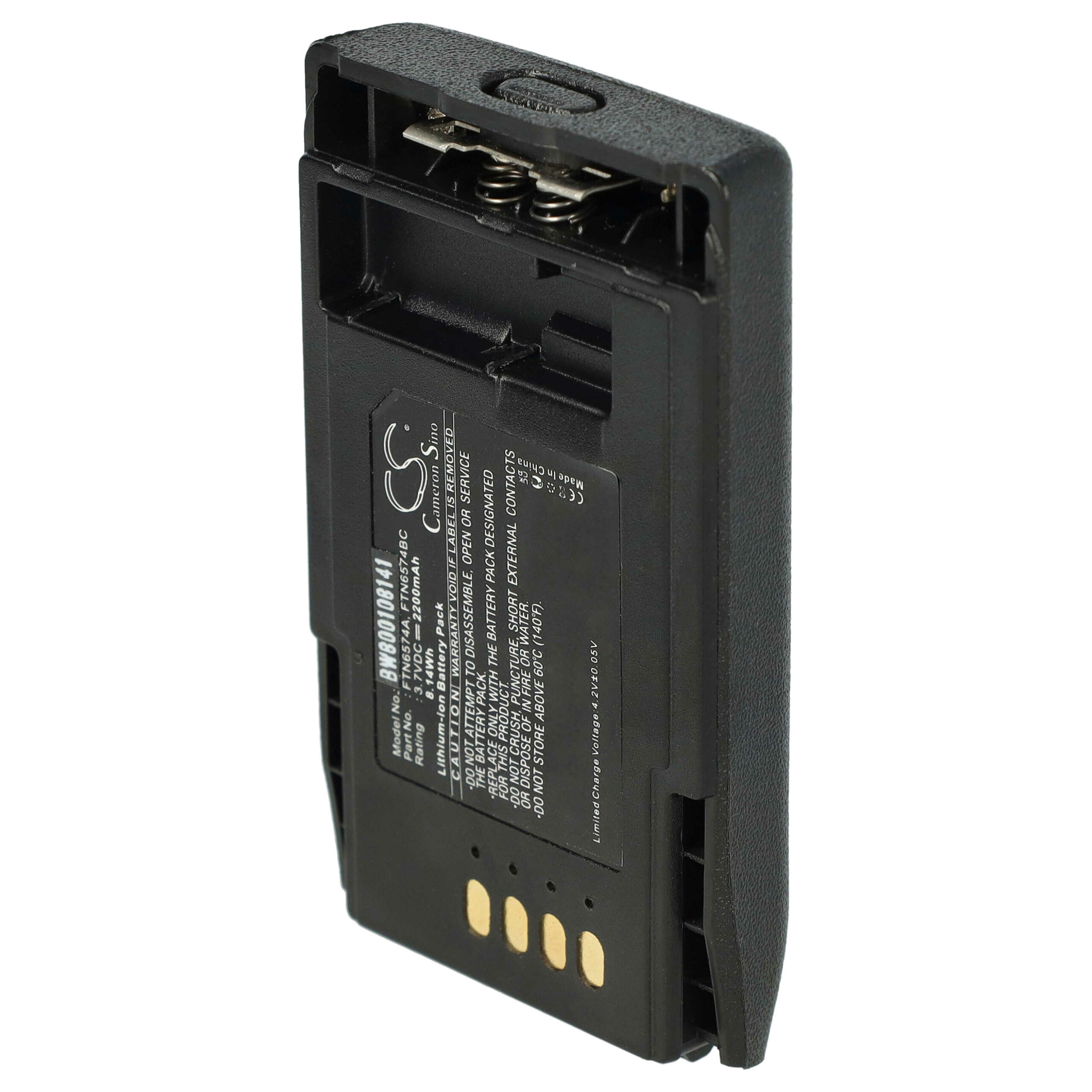 Bateria vhbw para Rádios Motorola AP-6574, PMNN4351, FTN6574BC, FTN6574A, FTN6574 - 2200 mAh 3.7 V Li-Ion