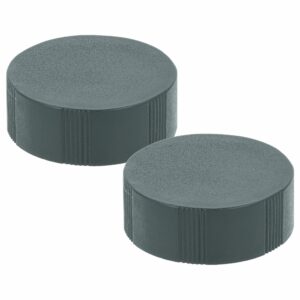 2x Tampas de Objetiva para Binóculos 30 mm - Preto, Destacáveis