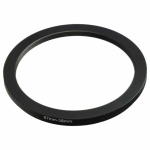 Anel Adaptador Step-Down vhbw 67 mm para 58 mm para Objetivas de Câmara