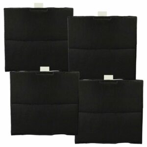 4x Filtro de Carvão Ativado Compatível com Bosch DHZ5226, DHZ5225 para Cooker - 23.5 x 22 x 2 cm