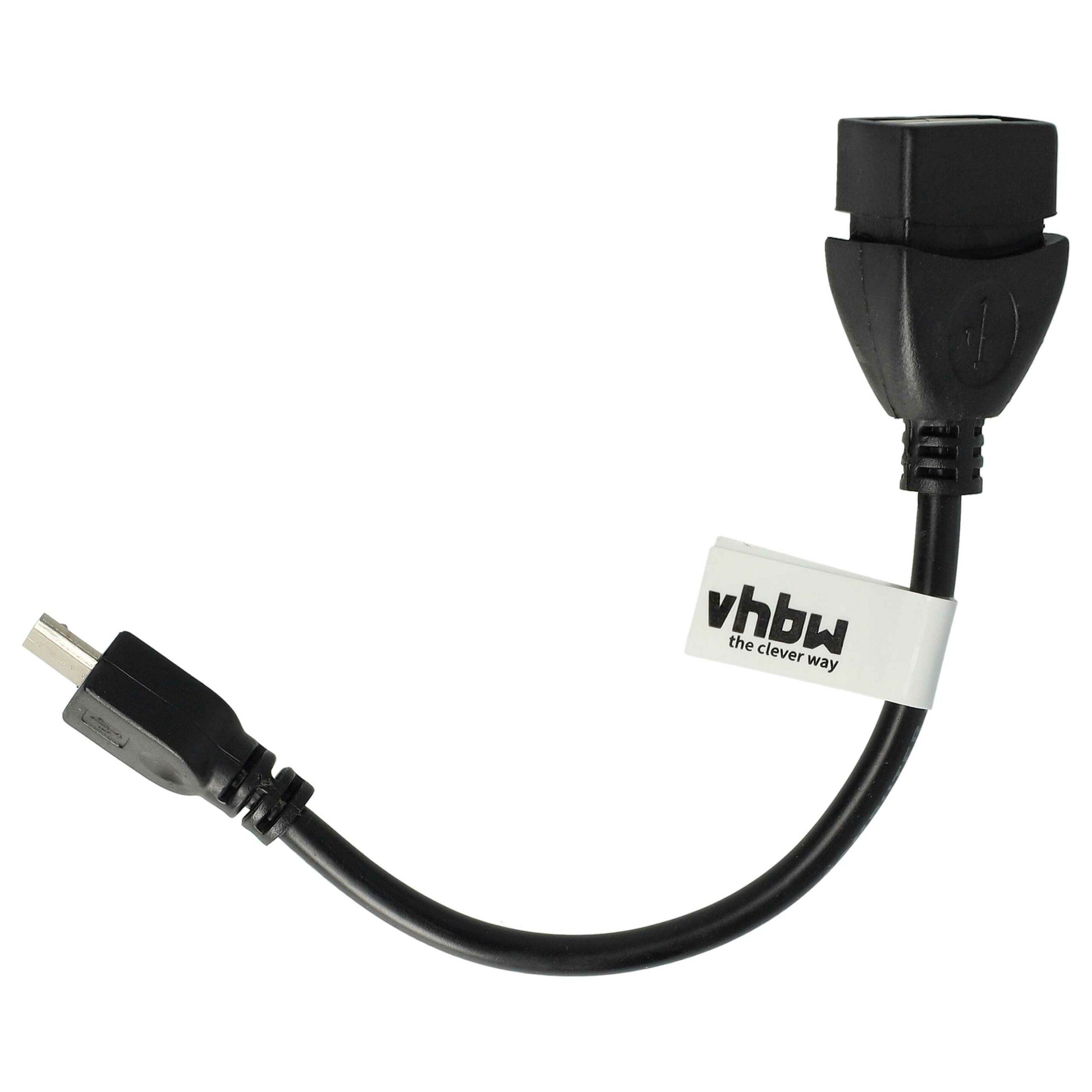 Adaptador OTG vhbw Micro-USB para USB (Fêmea) - Compatível com Nokia CA-157 e Sony-Ericsson - Image 4