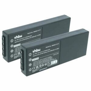 2x Bateria de Substituição para Comando HBC 005-01-00466, BA210040 (FuB 10AA), BA210 - 2000 mAh