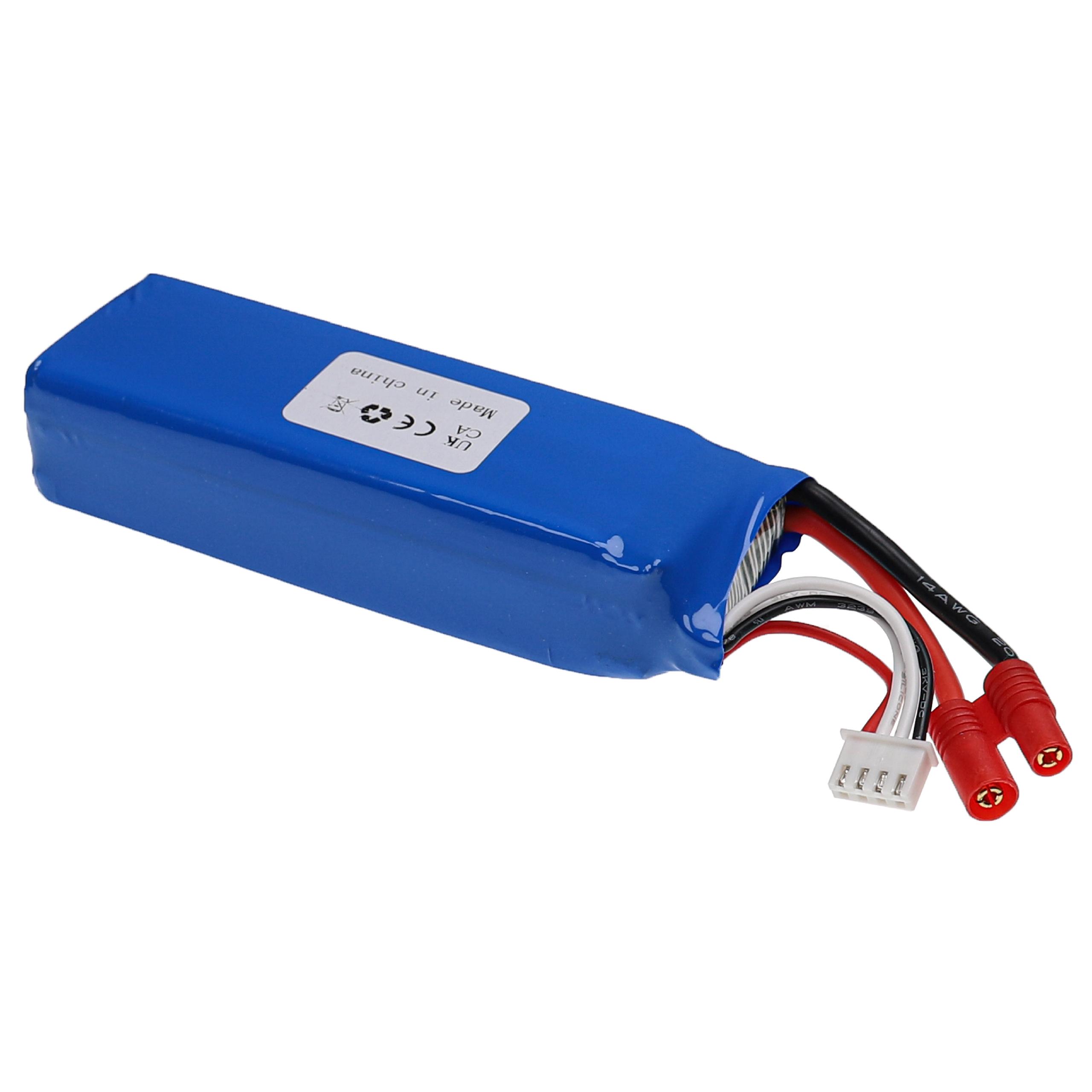 Bateria vhbw 2200 mAh 11.1 V Li-polímero para Modelos RC - Conector 3.5 mm - Image 3