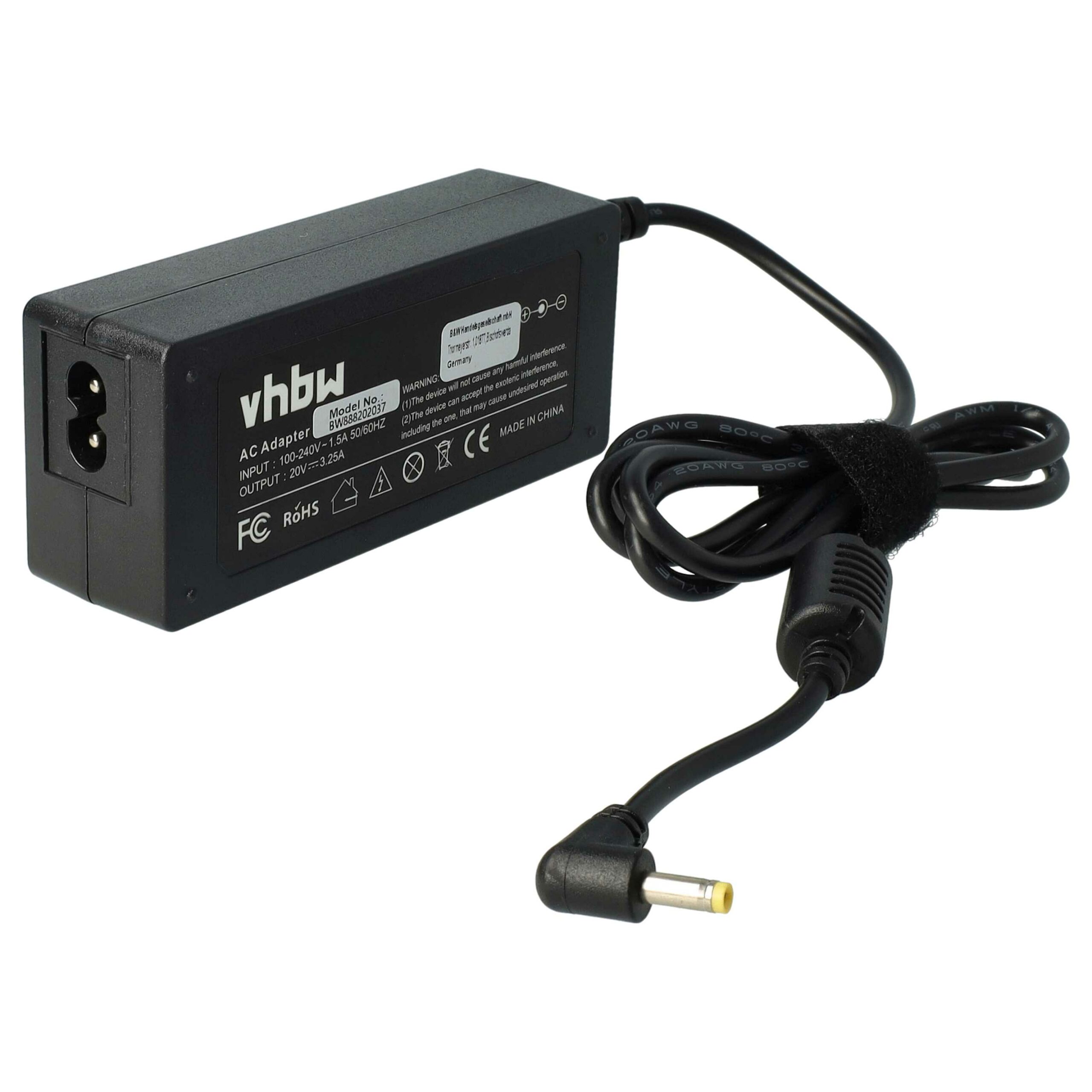 Carregador de Alimentação AC para Lenovo - Substitui 5A10H42926, 5A10H4362 e outros - vhbw - 250 cm - Image 3