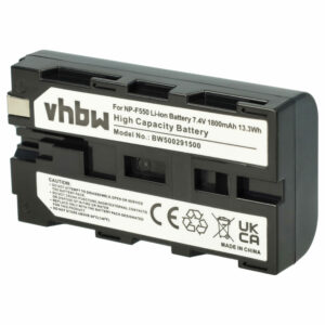 Bateria para Câmara de Vídeo vhbw 1800 mAh 7.2 V Li-Ion - Compatível com Nikon, Panasonic, Sony e Outras