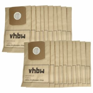 Pack 20x Sacos para Aspirador compatíveis Daewoo SB200, SB80, SB70 e Thomas - papel
