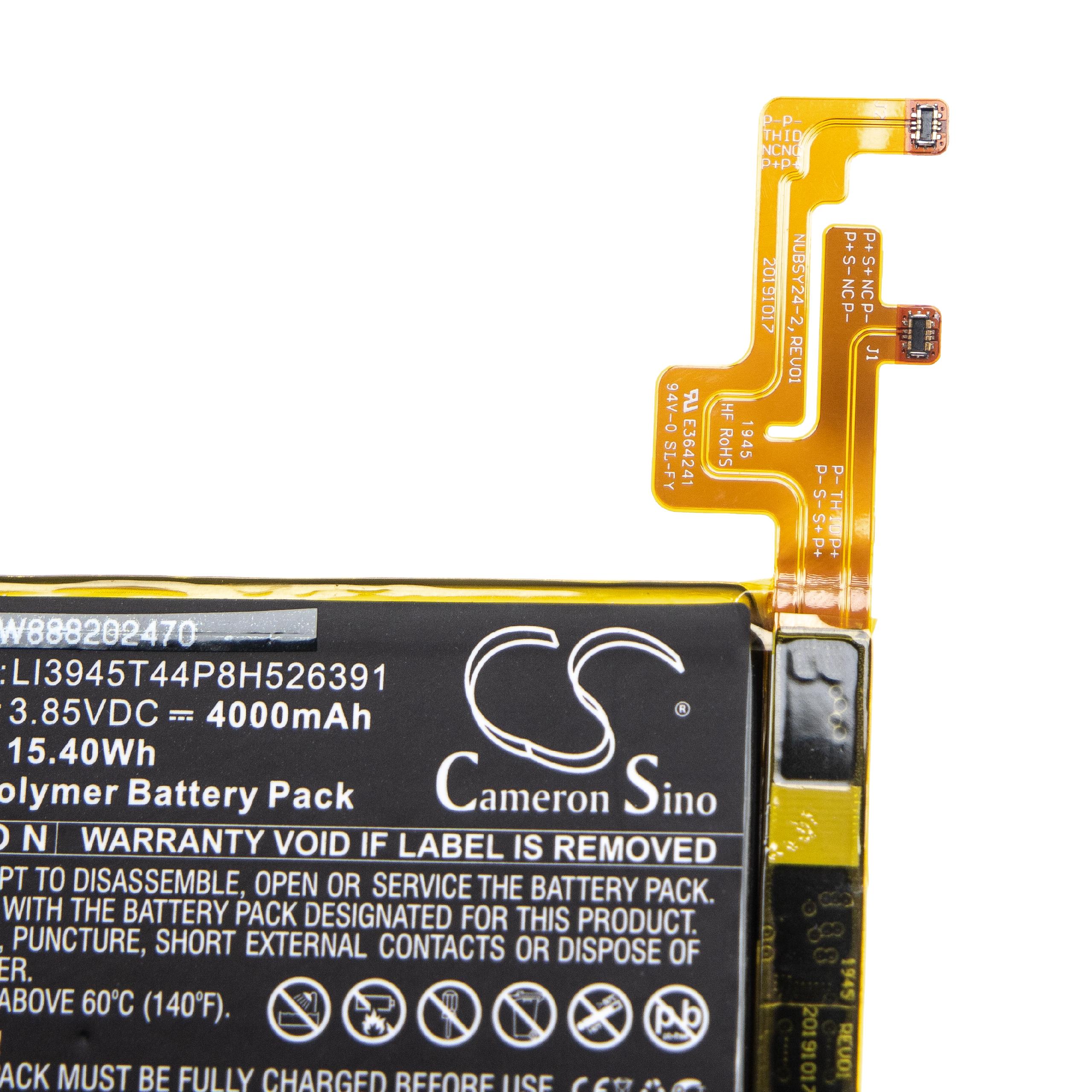 Bateria para Telemóvel vhbw compatível com Nubia LI3945T44P8H526391 - 4000 mAh 3.85 V Li-polymer - Image 2