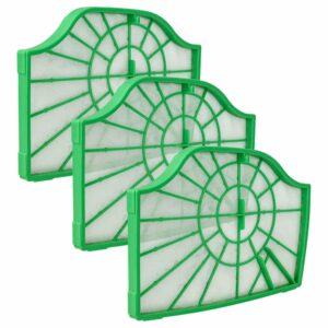 3x Filtro Motor vhbw para Aspiradores Sebo 1825 (10,3 x 14,7 cm)