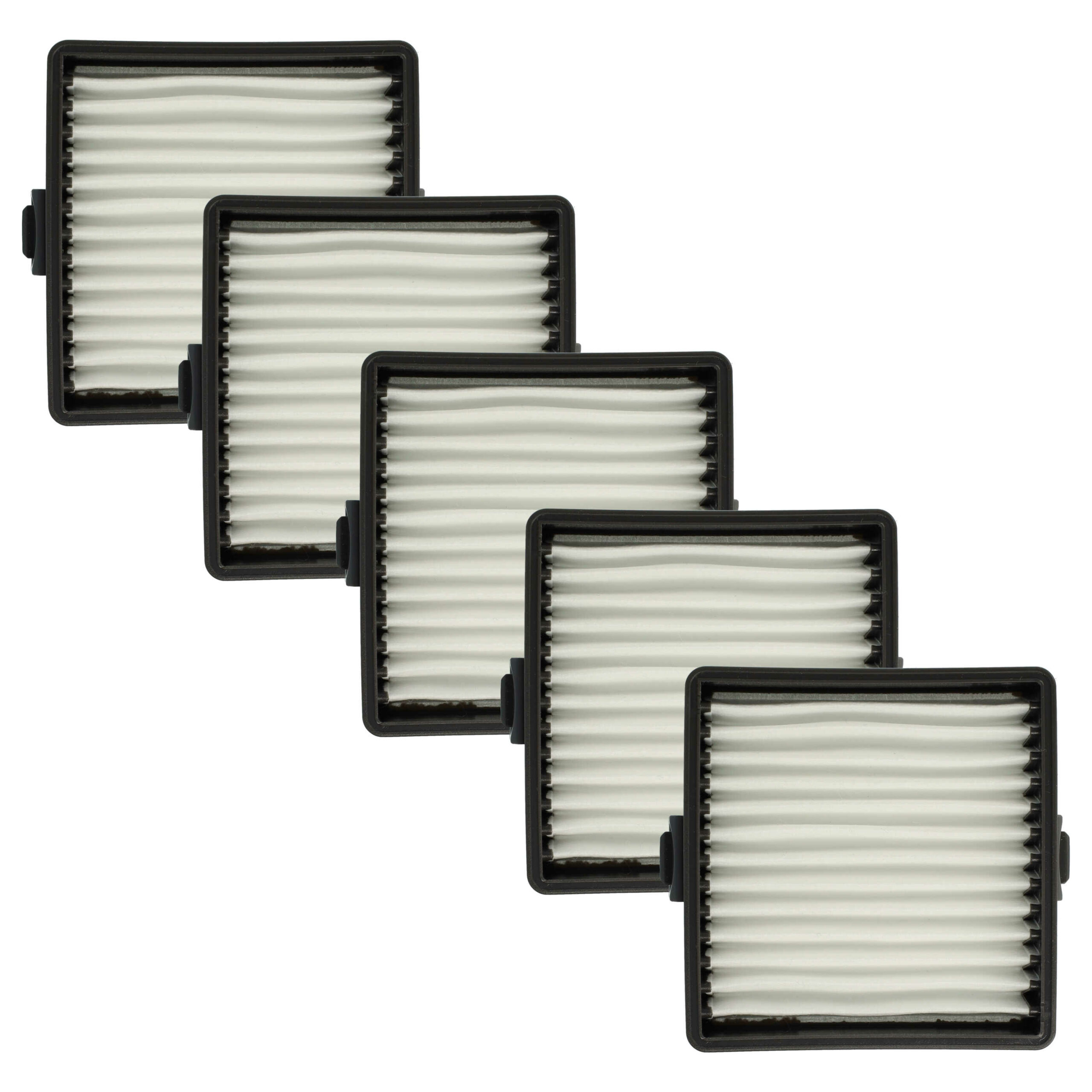 5x Filtro de Substituição vhbw para Aspirador Ryobi - Compatível com 5132004210, 19484001007 e outros
