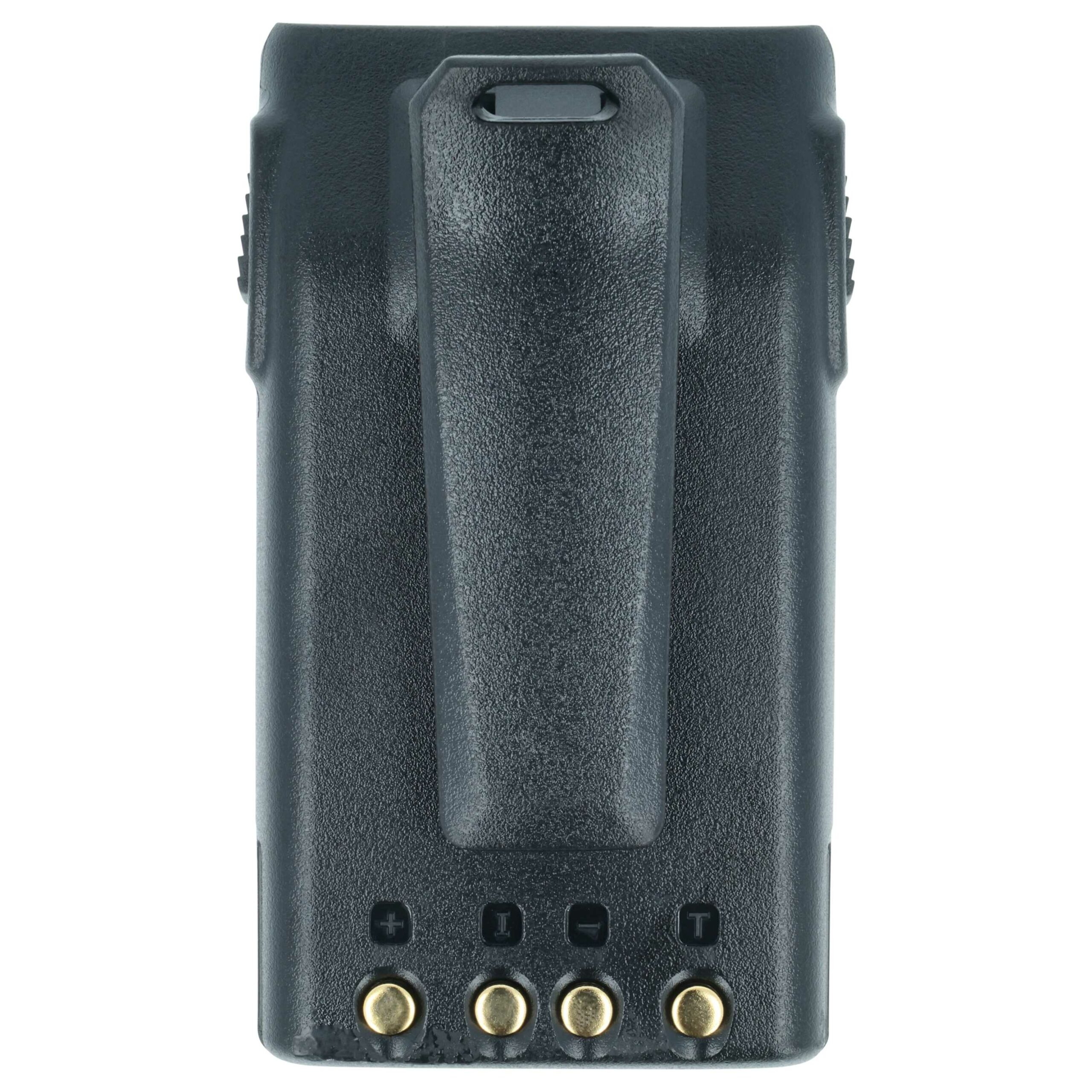 Bateria de Rádio 2x vhbw BLO-004, BLO-007, BLO-001 - 1400 mAh 7.4 V Li-Ion com Clip de Cinto - Image 4