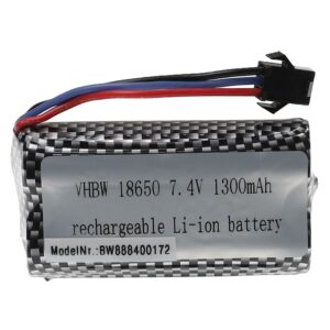 Bateria vhbw para TurbineX Stunt-Fun-Racer Nr. 820575 - 1300 mAh 7.4 V Li-Ion SM-3P